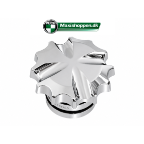 Tank D�ksel, forkromet I CNC bearbejdet Aluminium til PUCH Maxi