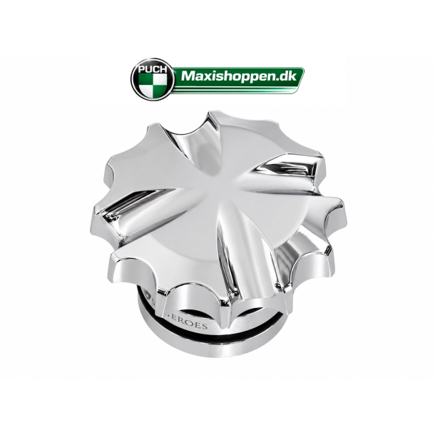 Tank D�ksel, forkromet I CNC bearbejdet Aluminium til PUCH Maxi