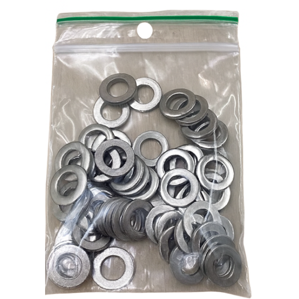 50 Stk. Skiver 6 mm Rust Frit Stl A4 Syrefast