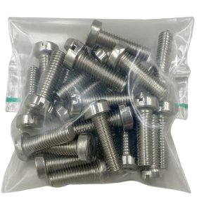 25 Stk. Maskinskrue 5 x 16 mm Rust Frit Stl A4 Syrefast