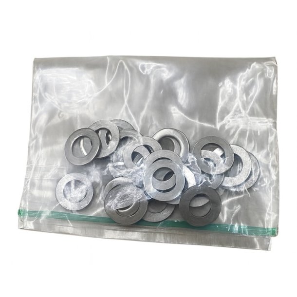 25 Stk. Skiver 5 mm Rust Frit Stl A4 Syrefast