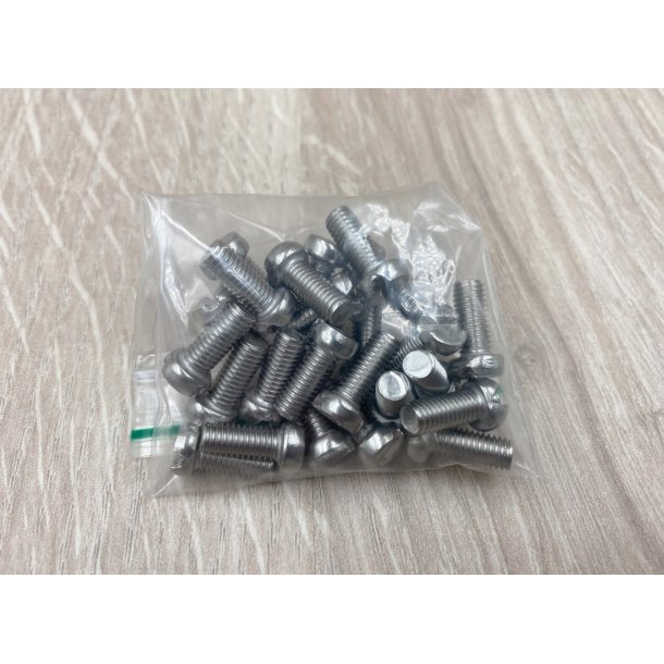 25 Stk. Maskinskrue 5 x 12 mm Rust Frit Stl A4 Syrefast