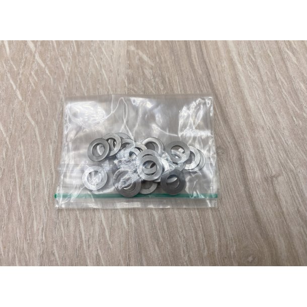 25 Stk. Skiver 5 mm Rust Frit Stl A4 Syrefast