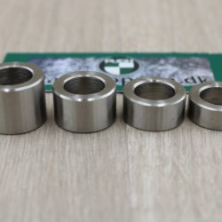 4 Stk. Afstands B�sninger Rust Fri Til Forhjul Med Faste Lejer