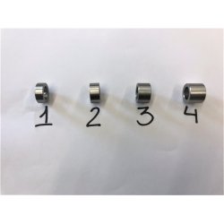 4 Stk. Afstands Bsninger Rust Fri Til Forhjul Med Faste Lejer