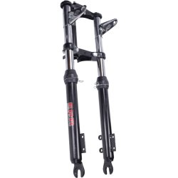 EBR Forgaffel I Sort med Skivebremse Beslag - Puch Maxi