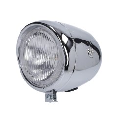 Krom Retro Forlygte 130 mm ( Egg Model )