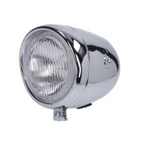 Krom Retro Forlygte 130 mm ( Egg Model )
