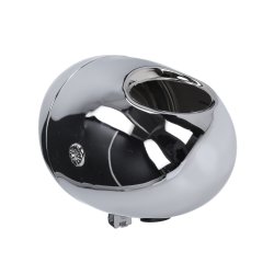 Krom Retro Forlygte 130 mm ( Egg Model )