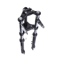 EBR Forgaffel I Sort med Skivebremse Beslag - Puch Maxi