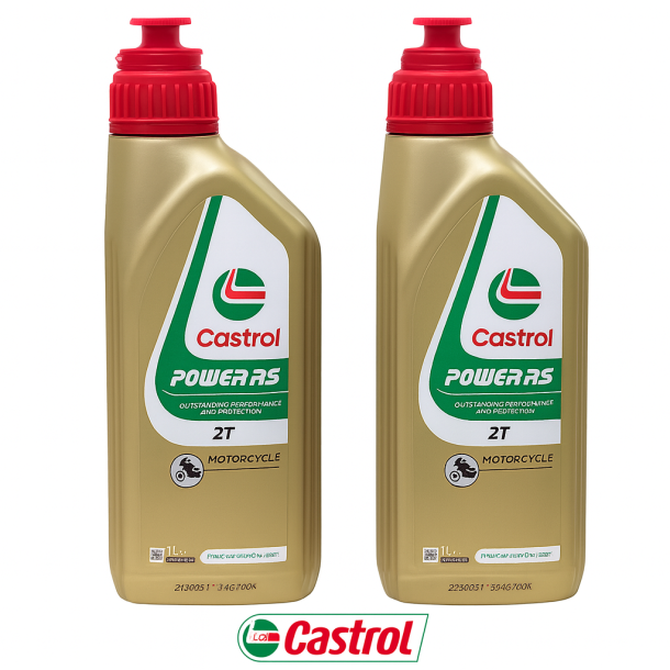 2 Stk. Castrol Power RS 2T Olie