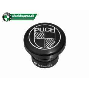 Tank D�ksel I sort Alu Med Puch Logo