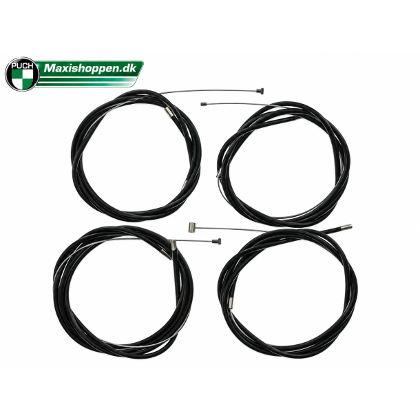 Kabel S�t Til H�jt Styr i Sort - Puch Maxi