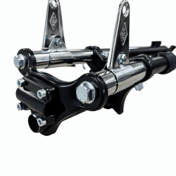 EBR Forgaffel Kort Model Sort Til Puch Maxi