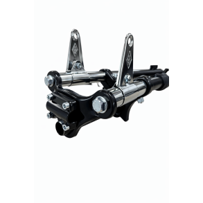 EBR Forgaffel Kort Model Sort Til Puch Maxi