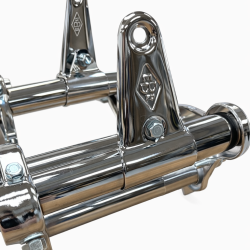EBR Forgaffel I Krom med Skivebremse Beslag - Puch Maxi