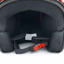 Retro Jet Hjelm I Orange - Str. Small