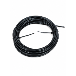 Yderkabel - Cover/kappe 5 mm I sort - 10 M 