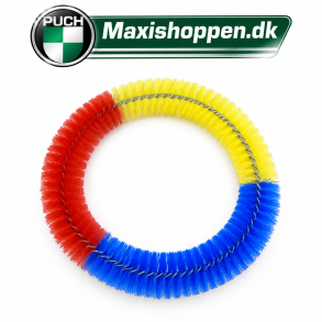 1 Stk. Navb�rste 3 Farvet Gul / R�d / Bl�