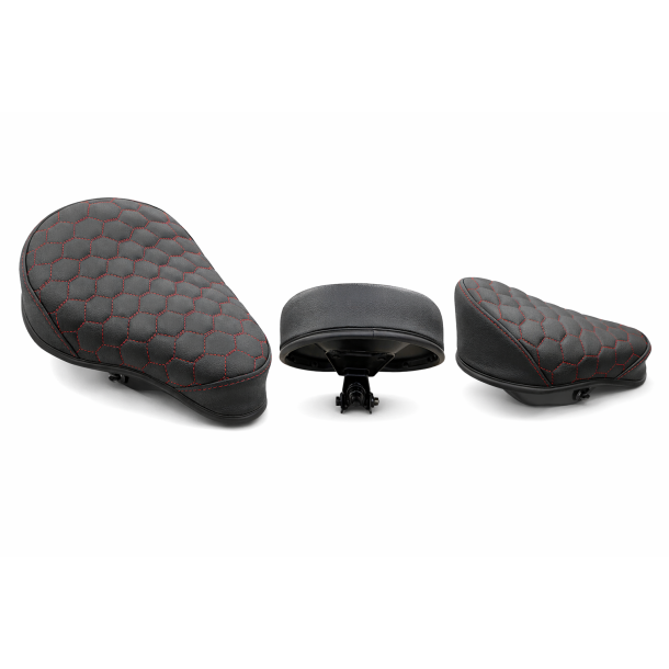 S�de Custom med R�de RS Syninger Til Puch Maxi