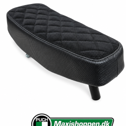 Langt S�de Med Sorte RS Syninger I "Ruskind / Carbon Look" - Puch Maxi