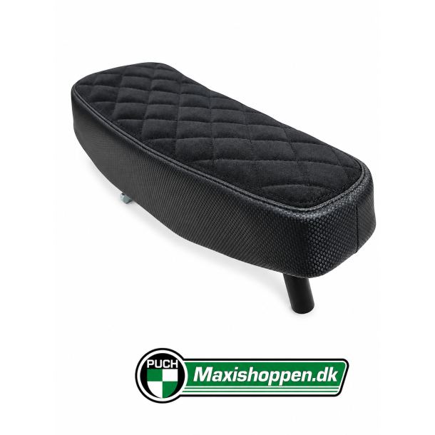Langt S�de Med Sorte RS Syninger I "Ruskind / Carbon Look" - Puch Maxi