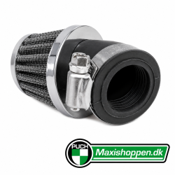 Power Luft Filter 28 mm Med 45 Graders Tilslutning