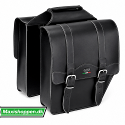 Sidetasker I Sort Kunstl�der Til Bla. Puch Maxi P + K