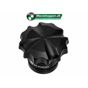Tank D�ksel I Sort Anodiseret Aluminium til PUCH Maxi