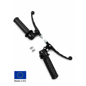 H�ndtag S�t Komplet H+V i Sort - Puch Maxi K + KL