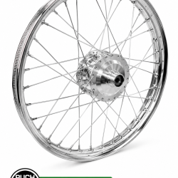Puch Maxi Baghjul 17x1.35 (Bred) Krom Eger / Faste Lejer