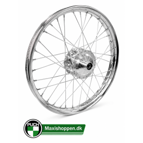 Puch Maxi Baghjul 17x1.35 (Bred) Krom Eger / Faste Lejer
