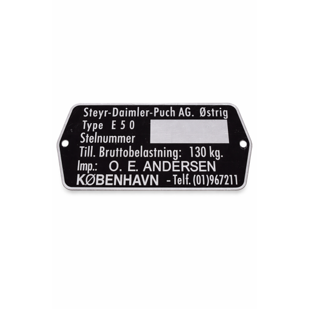 Type Skilt - Puch Maxi