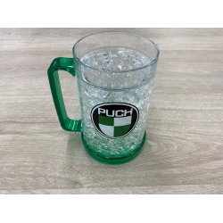 Puch Beer mug / cup / frosty mug with Puch logo - 450 ML