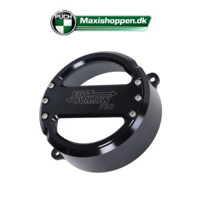 Magnet D�ksel, Fast Arrow Pro, CNC-fr�set med vindue � sort til PUCH Maxi
