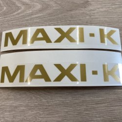 Stafferinger Sideskjolde Maxi K Guld