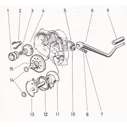 Fjeder For Kickstart Puch Maxi