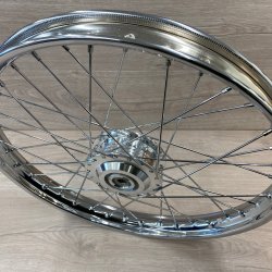 Puch Maxi Forhjul 17x1.35 Crom Eger / Faste Lejer