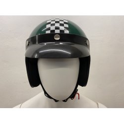 Retro Jet Hjelm Grn Large