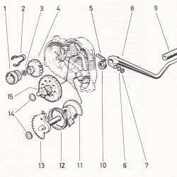 Kilebolt For Kick Starter Arm 9.50 mm
