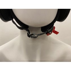 Retro Jet Hjelm Mat Sort Str. Extra Large