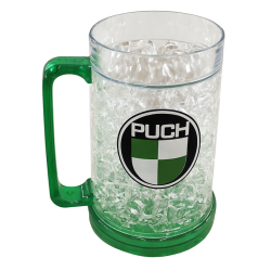 Puch Beer mug / cup / frosty mug with Puch logo - 450 ML