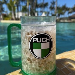 Puch �L Krus/Glas Med Puch logo - 450 ML