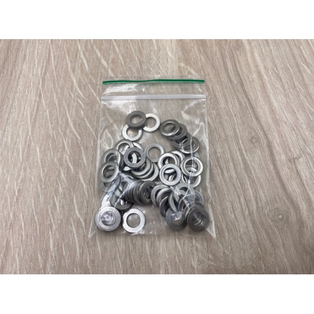 50 Stk. Skiver 6 mm Rust Frit Stl A4 Syrefast