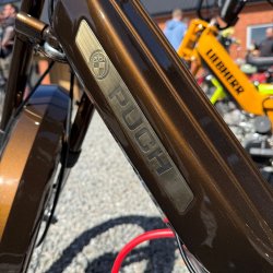 Metal Staffering i Antik/Guld look -  Til Puch Maxi